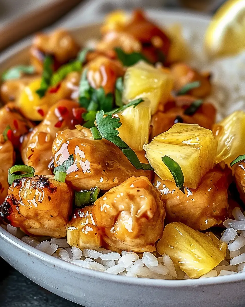 Pineapple Chicken and Rice: Easy Tropical Comfort Dish Recipe