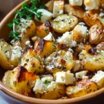 Healthy Baked Feta Potatoes : Easy Potatoes