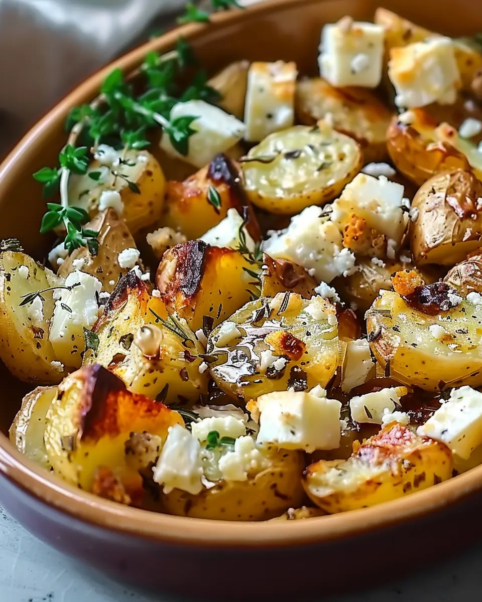 Healthy Baked Feta Potatoes: Easy and Delicious Comfort Dish