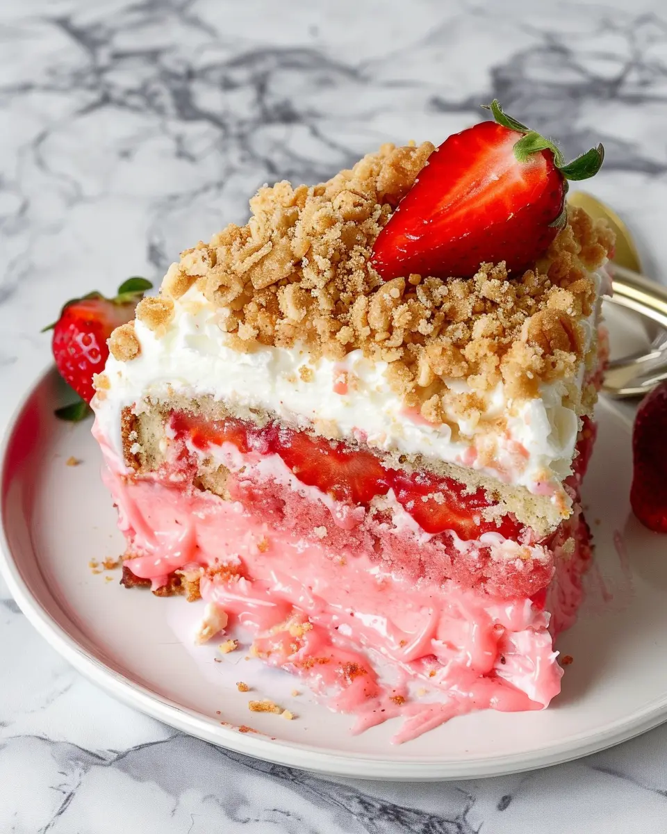 Strawberry Crunch Poke Cake: An Indulgent Treat for Everyone