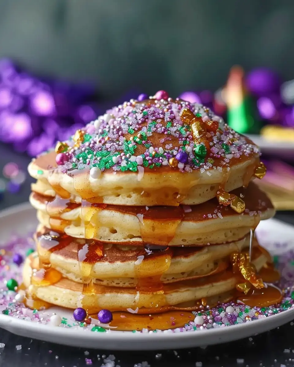 King Cake Pancakes: A Festive, Indulgent Breakfast Bliss