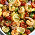 Mediterranean Sheet Pan Shrimp