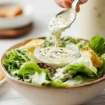 Quick Healthy Caesar Dressing with Greek Yogurt