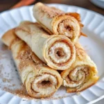 Keto Crispy Cinnamon Cream Cheese Roll Ups