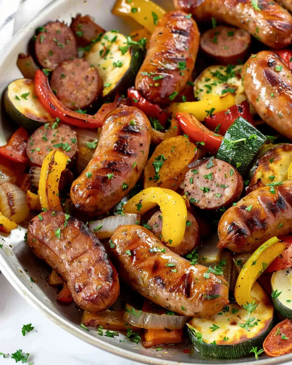 Sheet Pan Sausage and Veggies: Easy Family-Friendly Delight