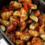 Air Fryer Chicken Bites with Veggies