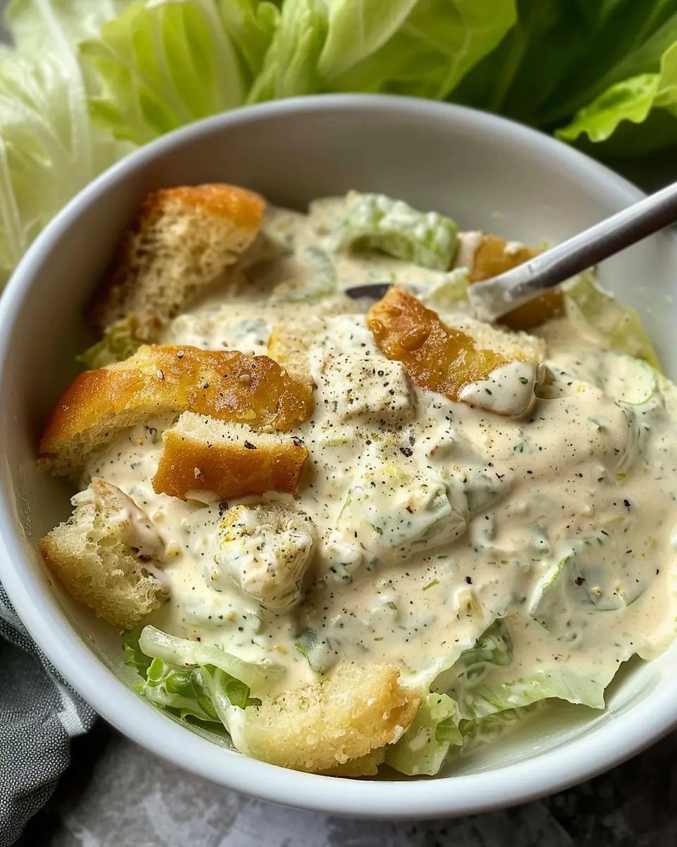 Johnny B’s Caesar Dressing: A Creamy Upgrade with Turkey Bacon