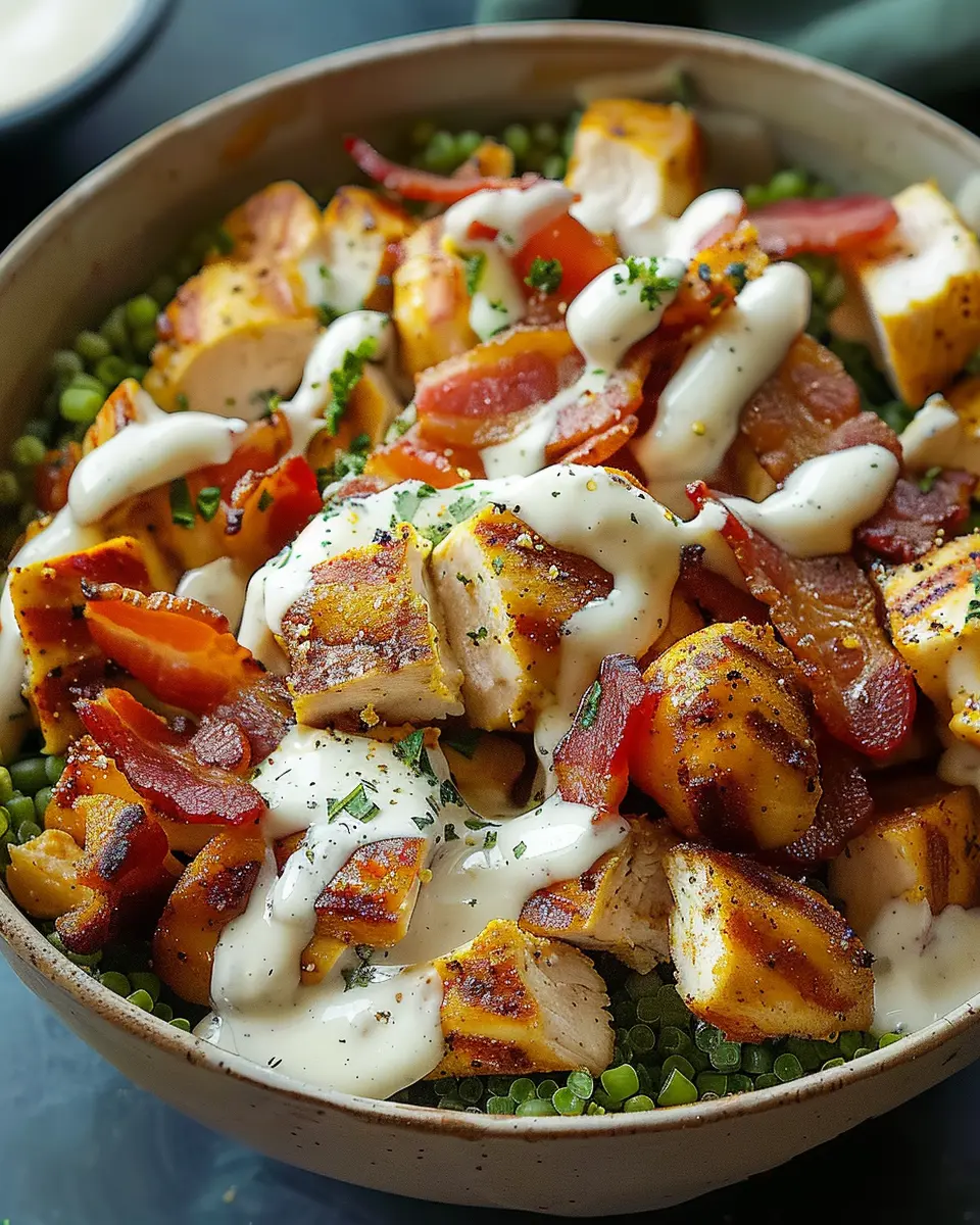 Irresistible Chicken Turkey Bacon Ranch Keto Bowls in 40 Minutes